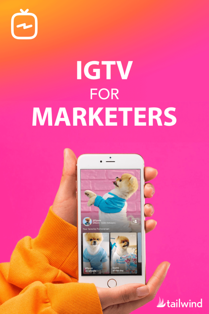 IGTV (Instagram Television) is great for long-form content and a MUST for marketers! Learn how to post on IGTV and find video ideas with our handy guide! #igtv #instagramtips